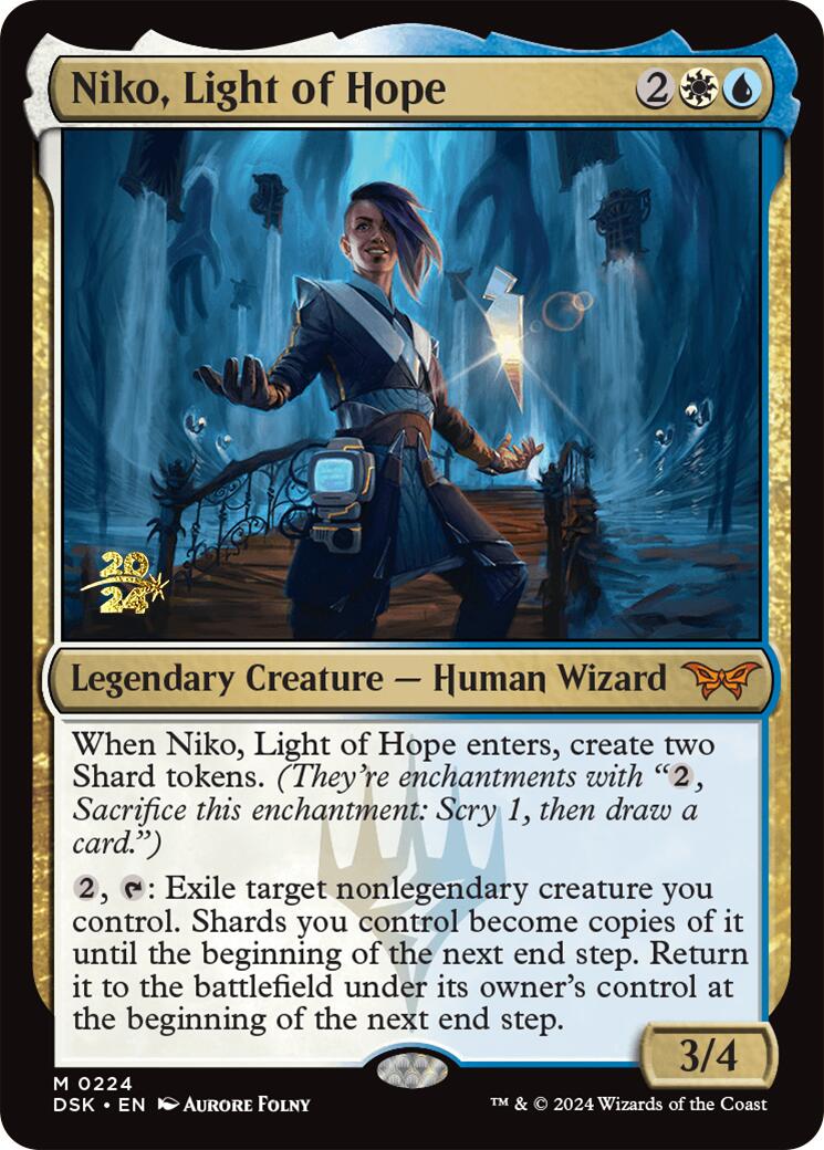 Niko, Light of Hope [Duskmourn: House of Horror Prerelease Promos] | Game Grid - Logan