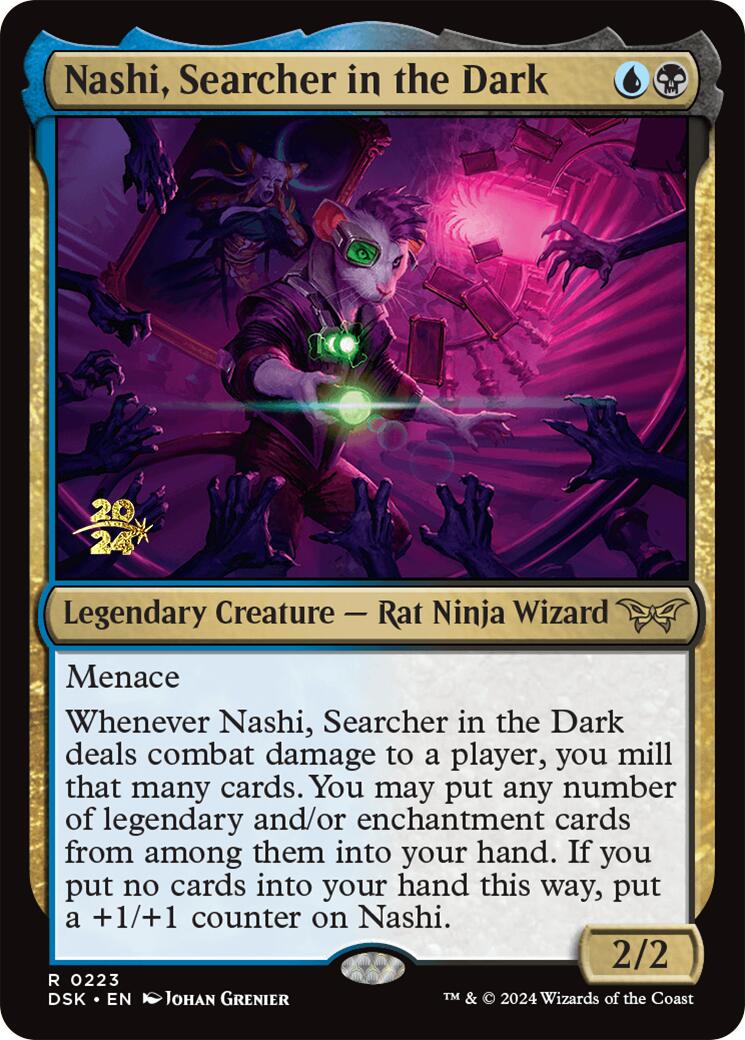 Nashi, Searcher in the Dark [Duskmourn: House of Horror Prerelease Promos] | Game Grid - Logan