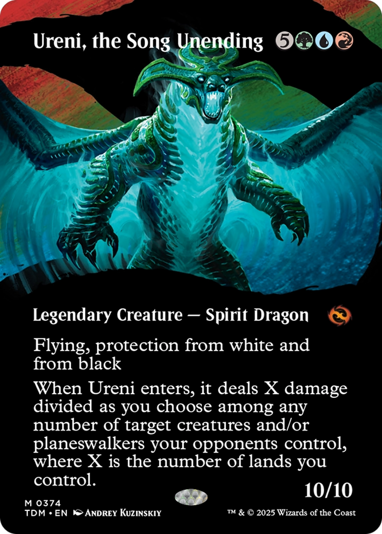 Ureni, the Song Unending (Borderless) [Tarkir: Dragonstorm] | Game Grid - Logan