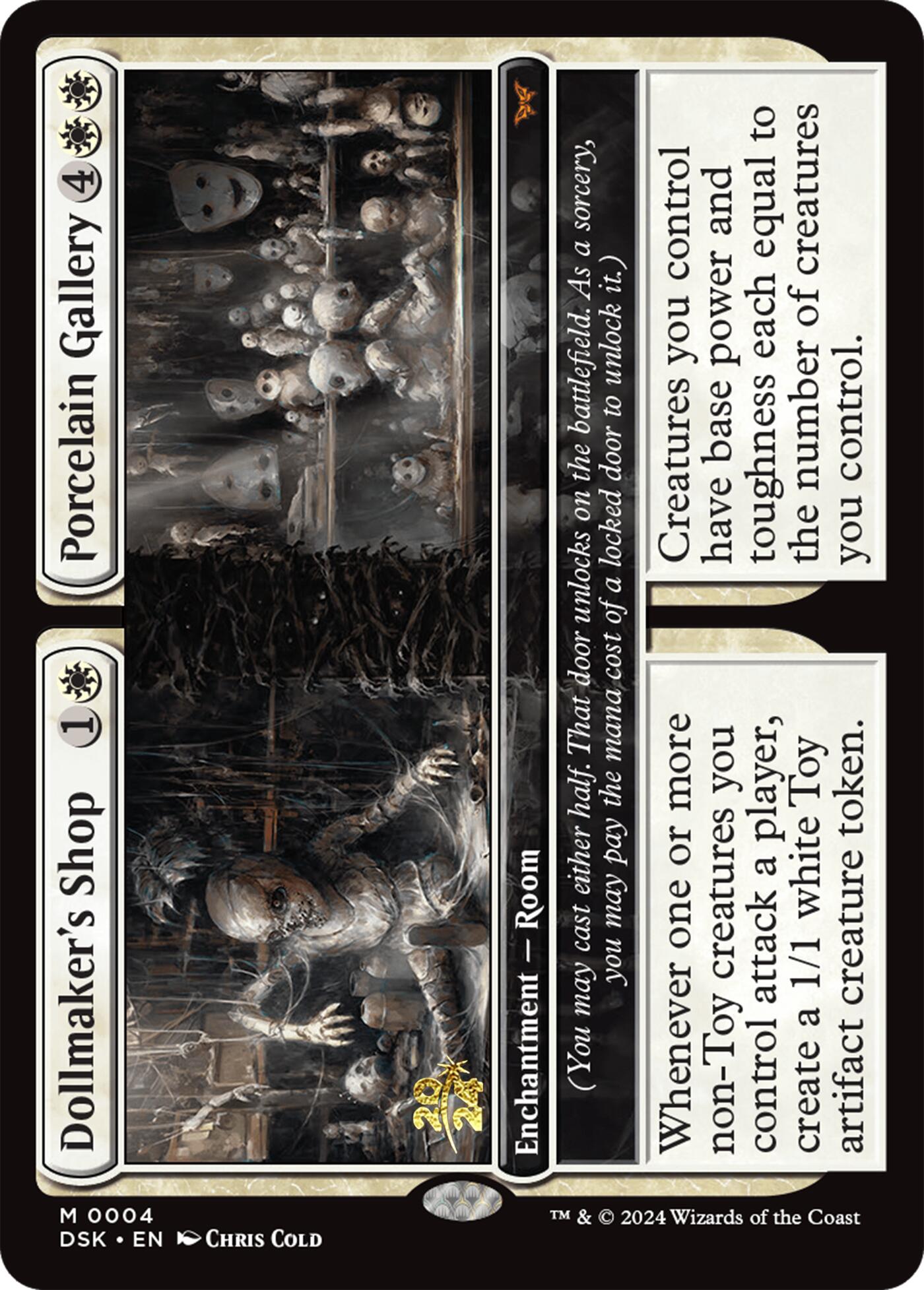 Dollmaker's Shop // Porcelain Gallery [Duskmourn: House of Horror Prerelease Cards] | Game Grid - Logan