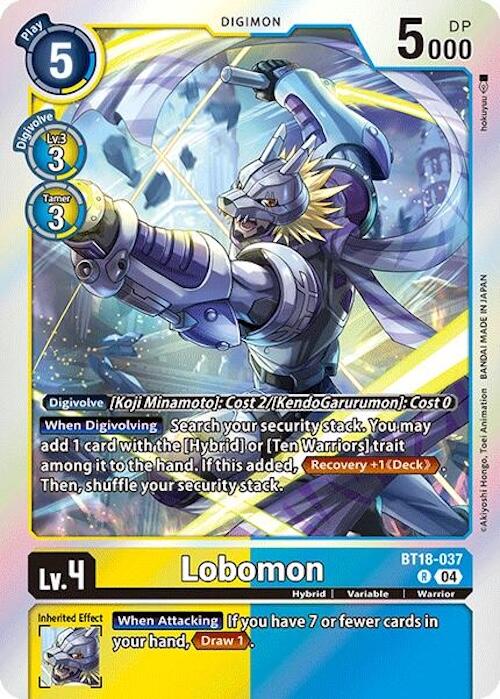 Lobomon [BT18-037] [Release Special Booster Ver.2.0] | Game Grid - Logan