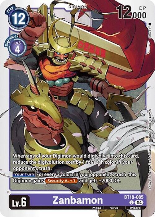 Zanbamon [BT18-085] [Release Special Booster Ver.2.0] | Game Grid - Logan