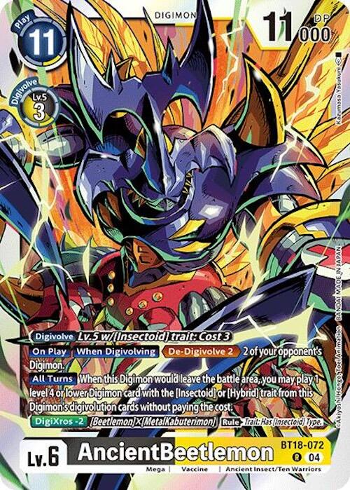 AncientBeetlemon [BT18-072] [Release Special Booster Ver.2.0] | Game Grid - Logan