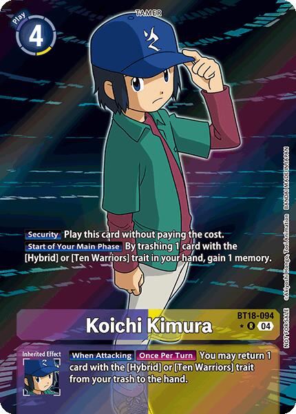 Koichi Kimura [BT18-094] (Release Special Booster Ver.2.0: Box Promotion Pack) [Release Special Booster Ver.2.0] | Game Grid - Logan