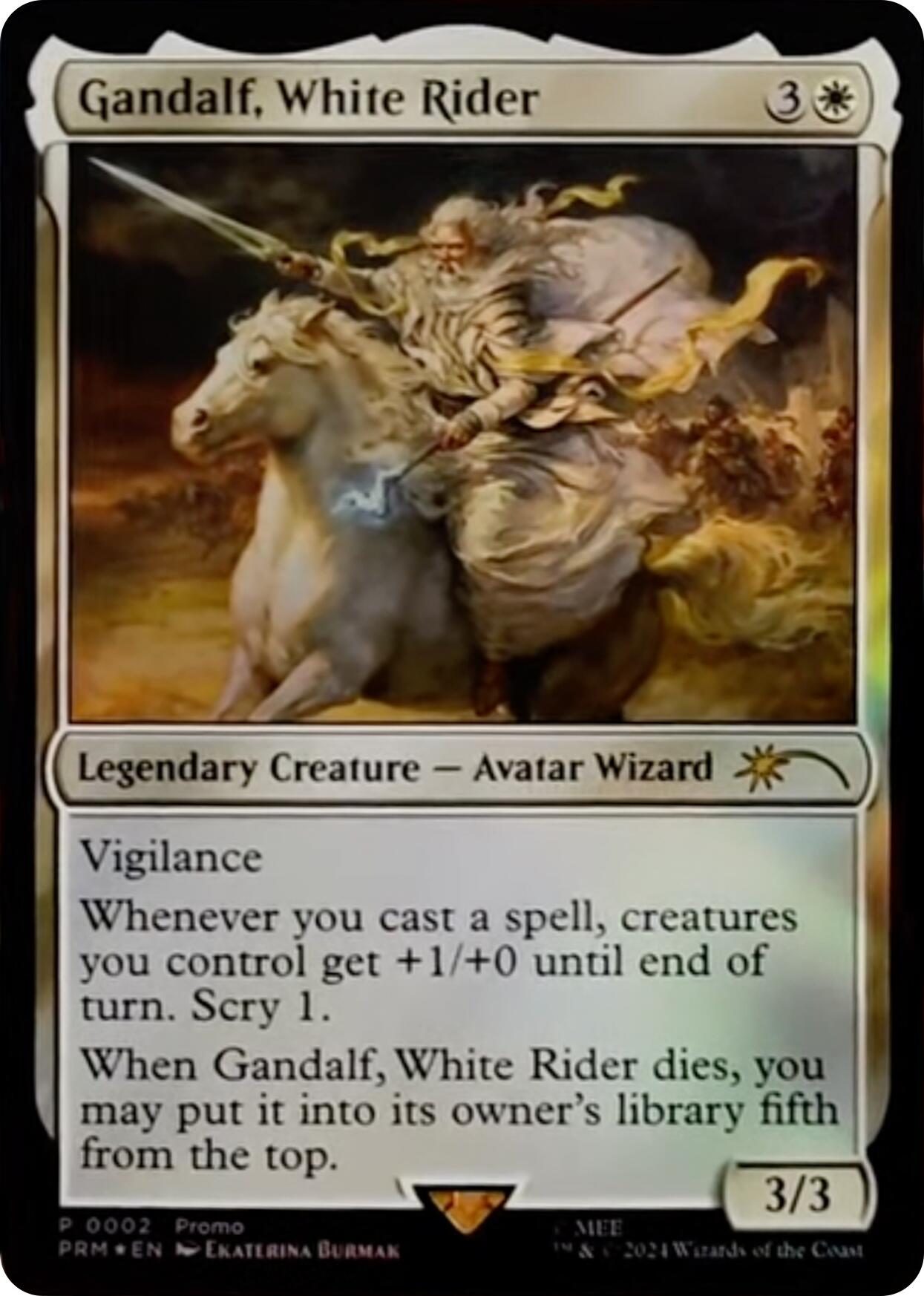 Gandalf, White Rider [Resale Promos] | Game Grid - Logan