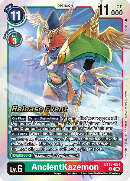 AncientKazemon [BT18-054] [Release Special Booster Ver.2.0 Promos] | Game Grid - Logan