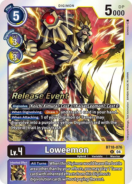 Loweemon [BT18-076] [Release Special Booster Ver.2.0 Promos] | Game Grid - Logan