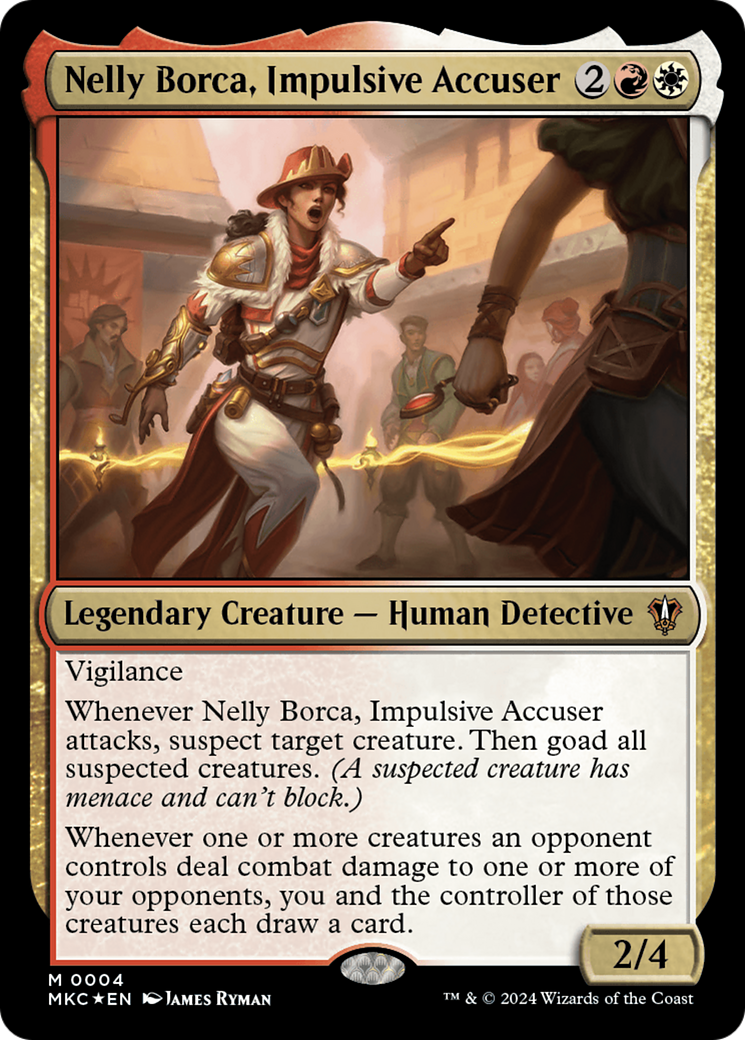 Nelly Borca, Impulsive Accuser [Murders at Karlov Manor Commander] | Game Grid - Logan