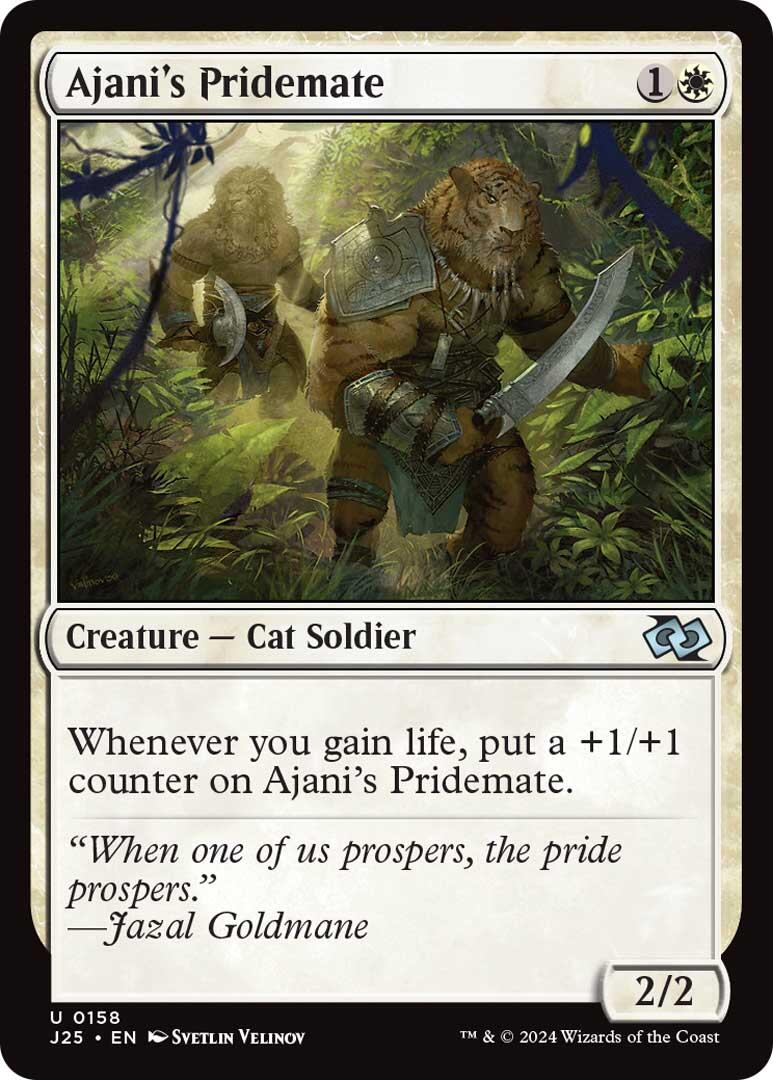 Ajani's Pridemate [Foundations Jumpstart] | Game Grid - Logan