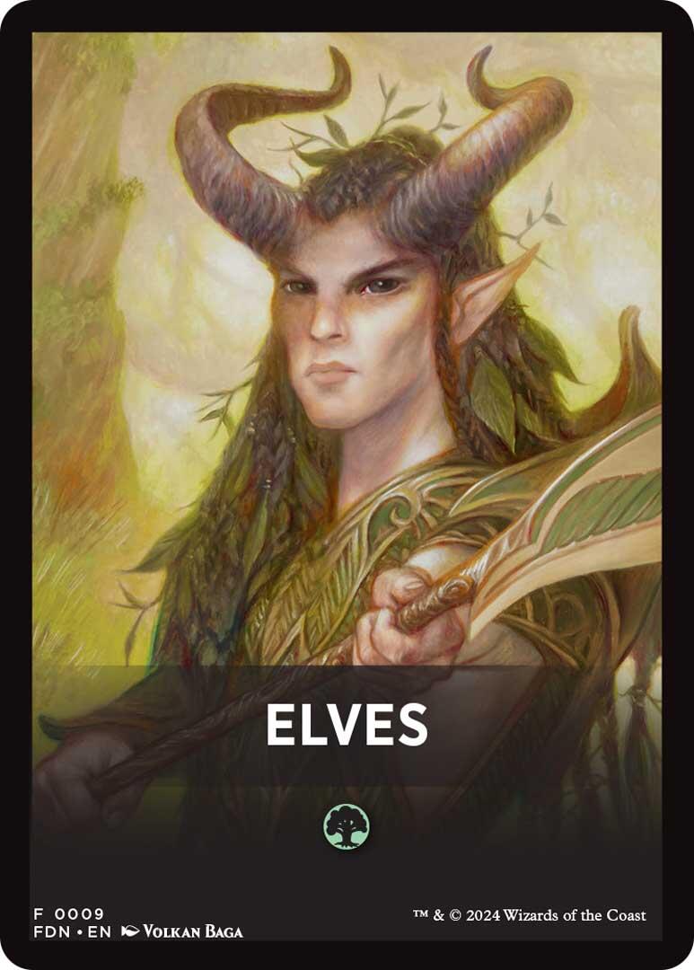 Elves Theme Card [Foundations Tokens] | Game Grid - Logan