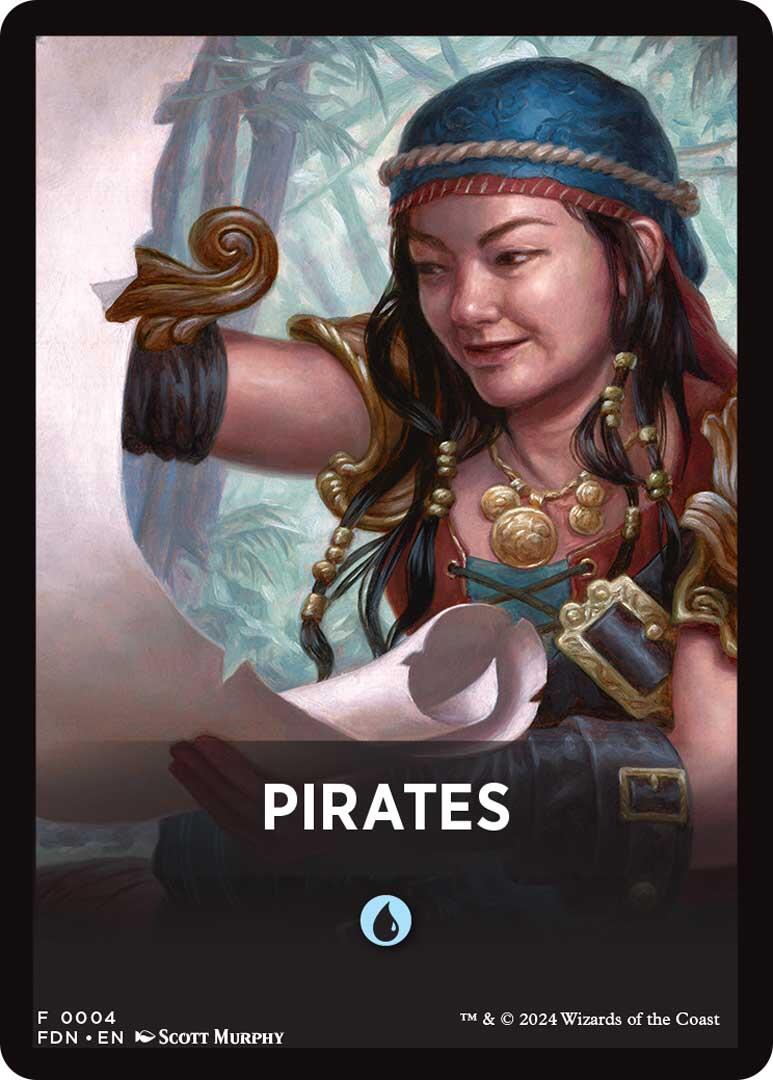 Pirates Theme Card [Foundations Tokens] | Game Grid - Logan