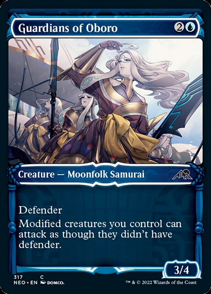 Guardians of Oboro (Showcase Samurai) [Kamigawa: Neon Dynasty] | Game Grid - Logan