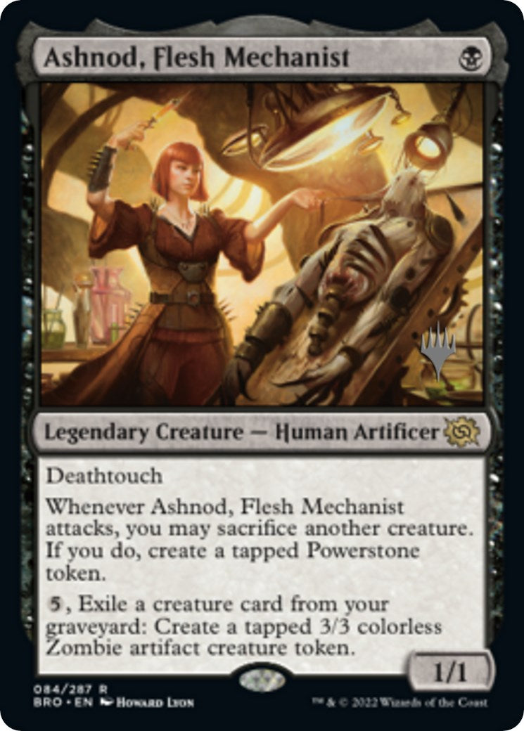 Ashnod, Flesh Mechanist (Promo Pack) [The Brothers' War Promos] | Game Grid - Logan