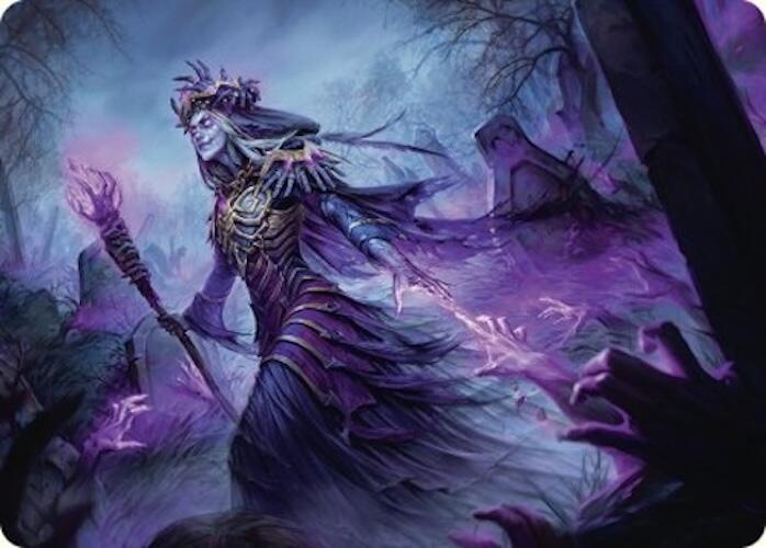 Zul Ashur, Lich Lord Art Card (10/54) [Foundations Art Series] | Game Grid - Logan