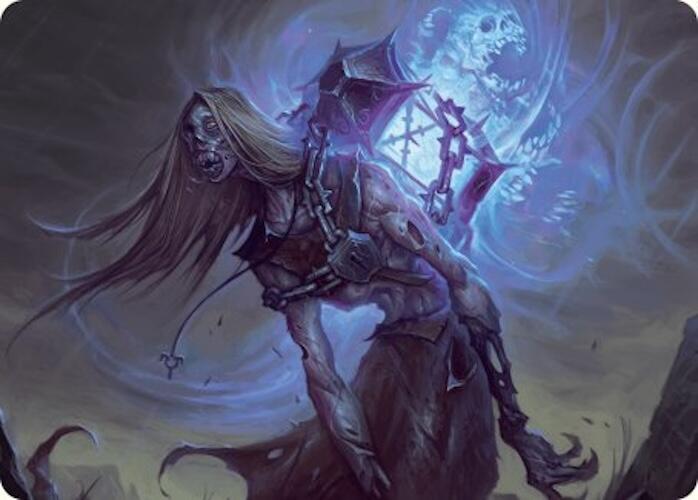 Soul-Shackled Zombie Art Card (9/54) [Foundations Art Series] | Game Grid - Logan
