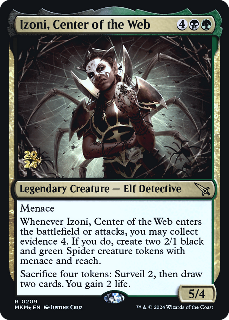 Izoni, Center of the Web [Murders at Karlov Manor Prerelease Promos] | Game Grid - Logan