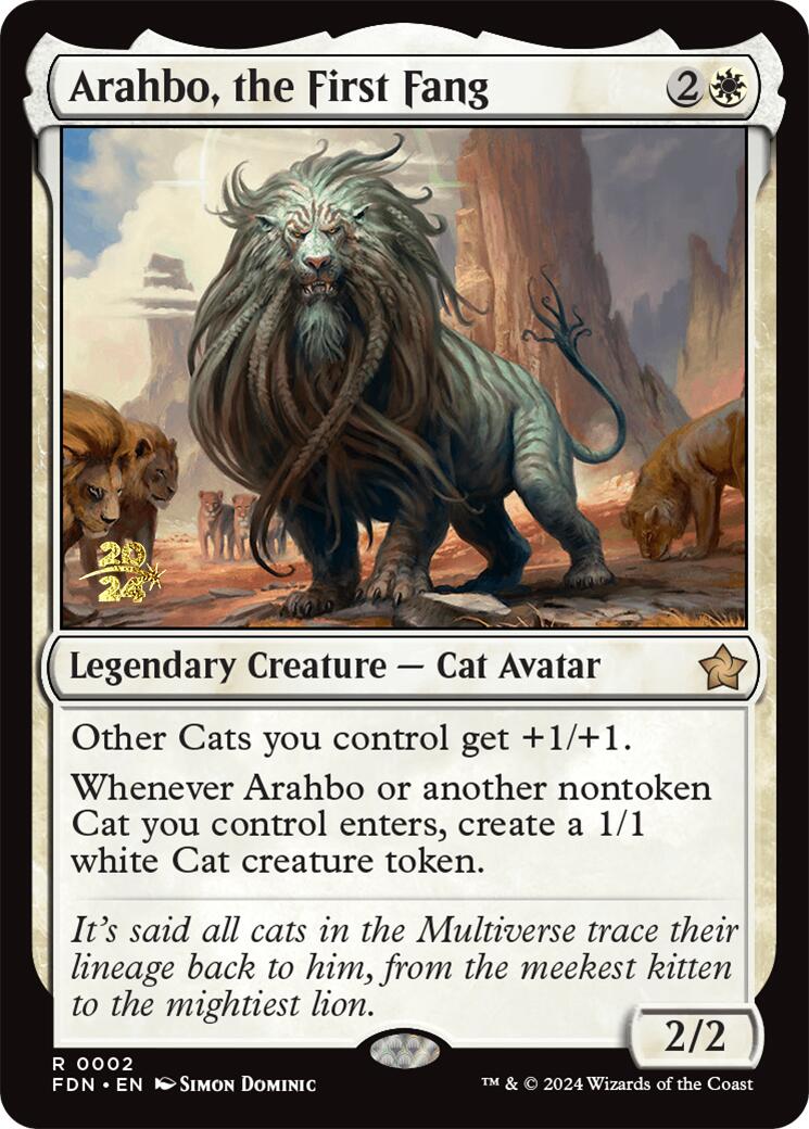 Arahbo, the First Fang [Foundations Prerelease Promos] | Game Grid - Logan