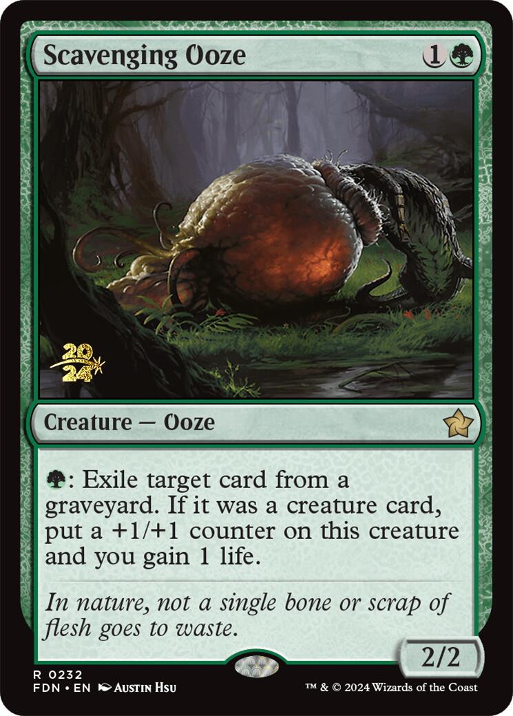 Scavenging Ooze [Foundations Prerelease Promos] | Game Grid - Logan