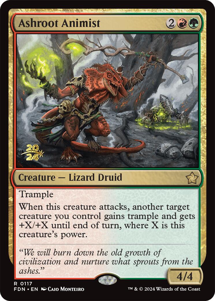 Ashroot Animist [Foundations Prerelease Promos] | Game Grid - Logan