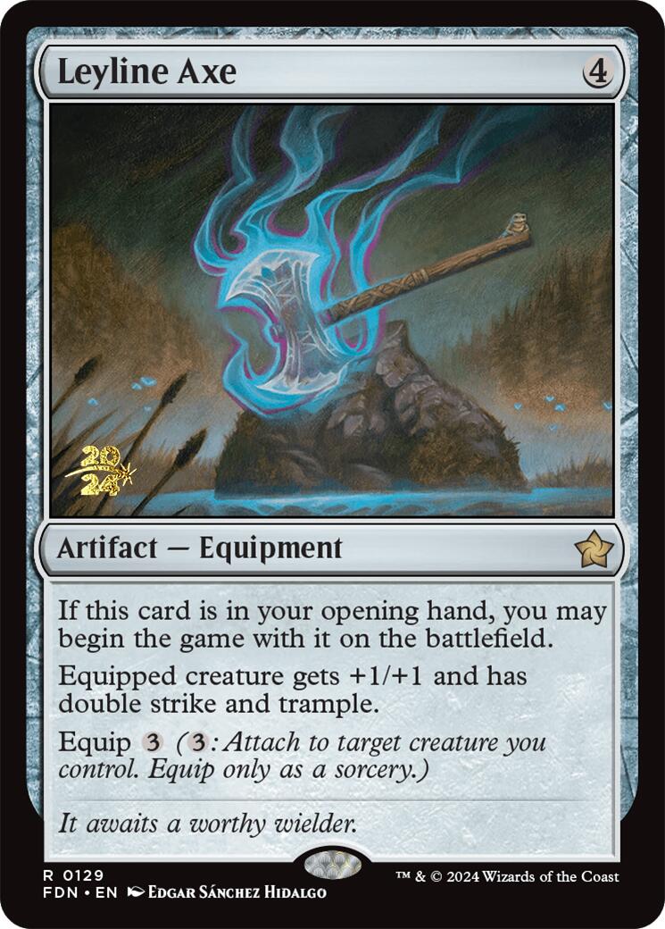 Leyline Axe [Foundations Prerelease Promos] | Game Grid - Logan
