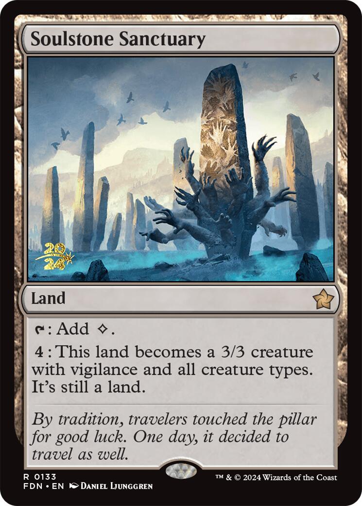 Soulstone Sanctuary [Foundations Prerelease Promos] | Game Grid - Logan