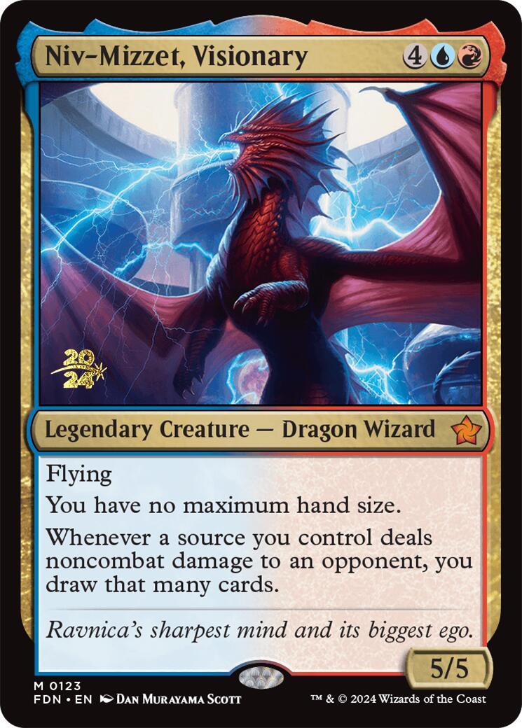 Niv-Mizzet, Visionary [Foundations Prerelease Promos] | Game Grid - Logan