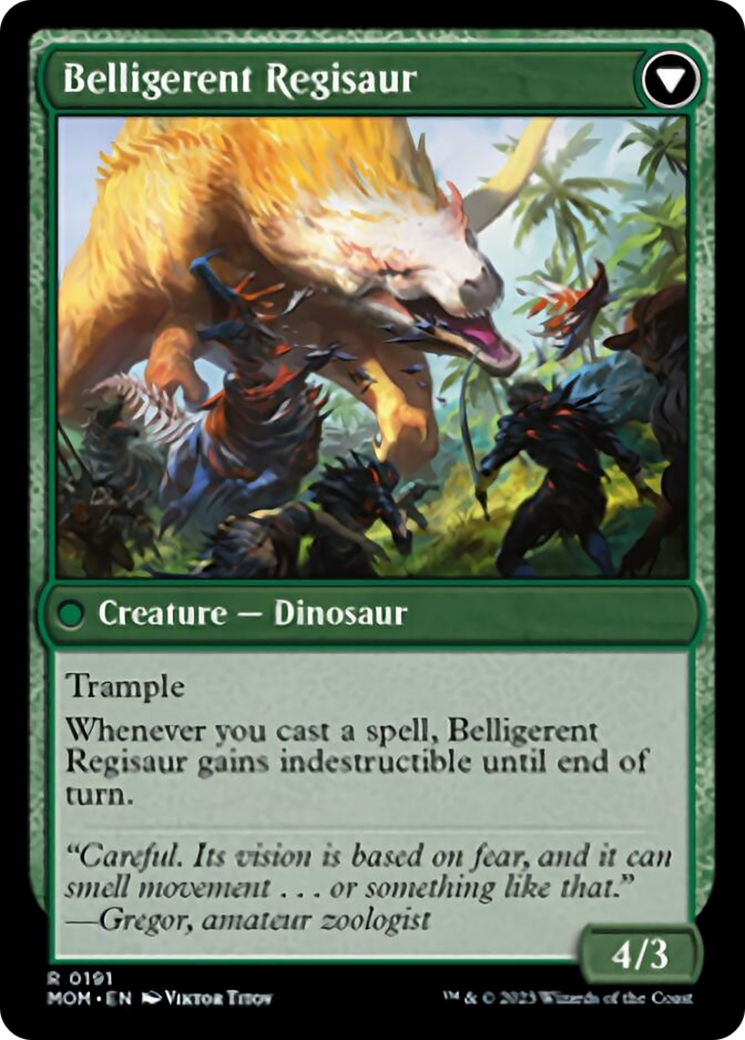 Invasion of Ixalan // Belligerent Regisaur [March of the Machine] | Game Grid - Logan