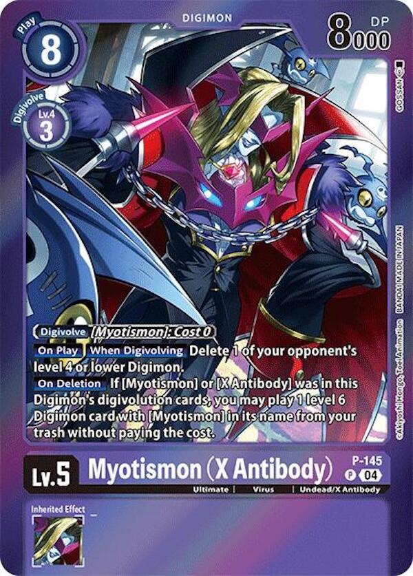 Myotismon [P-145] (X Antibody) (Reprint) [Special Limited Set] | Game Grid - Logan
