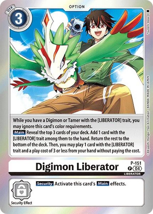 Digimon Liberator [P-151] (Reprint) [Special Limited Set] | Game Grid - Logan