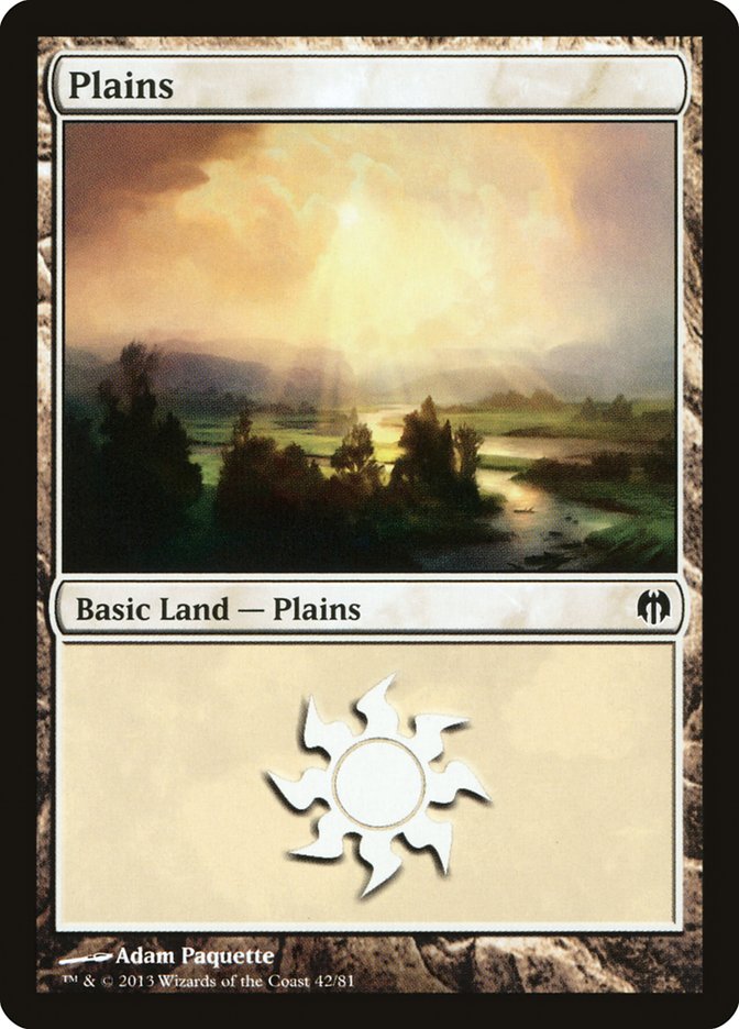 Plains (42) [Duel Decks: Heroes vs. Monsters] | Game Grid - Logan