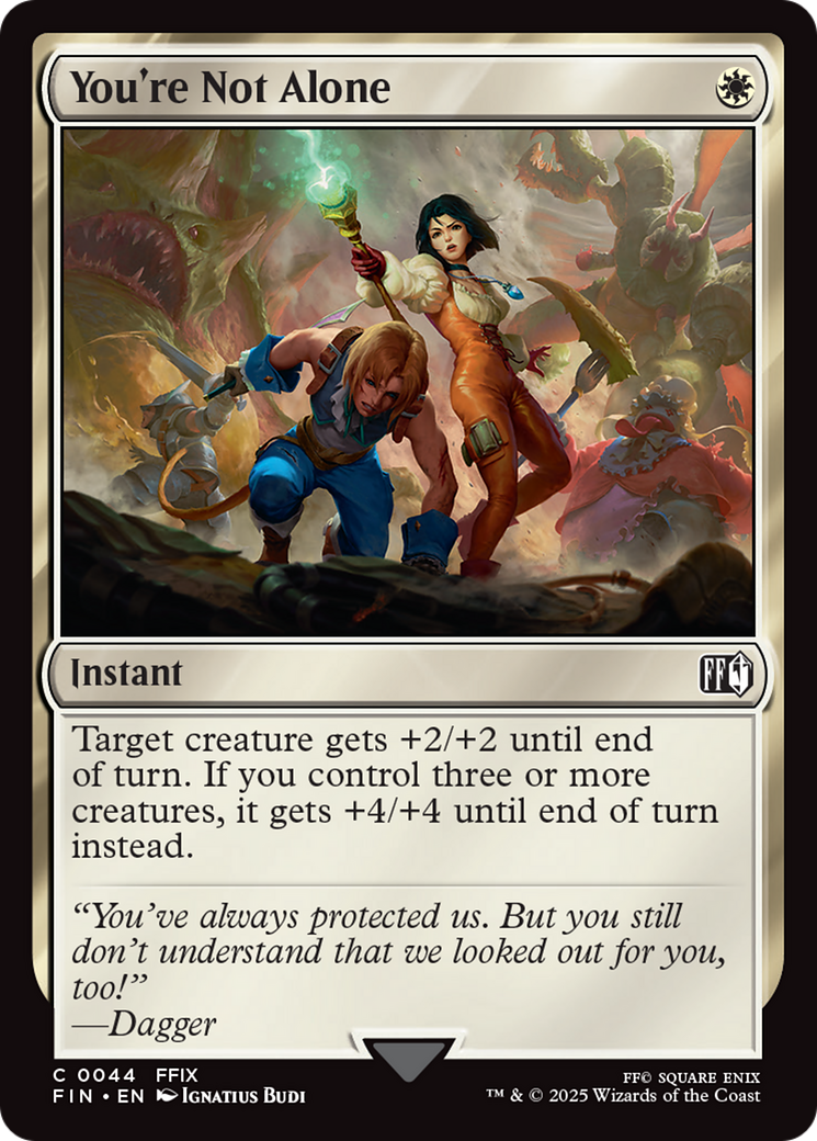 You're Not Alone [FINAL FANTASY] | Game Grid - Logan