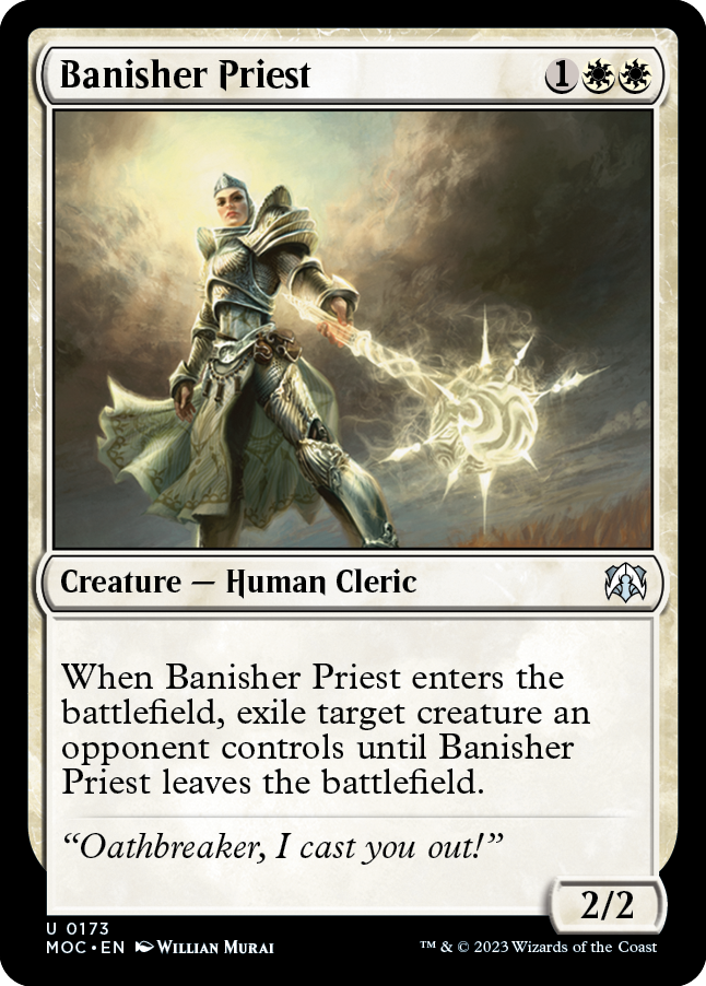 Banisher Priest [March of the Machine Commander] | Game Grid - Logan
