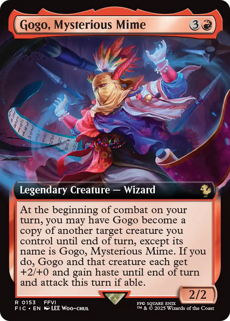 Gogo, Mysterious Mime (Extended Art) [FINAL FANTASY Commander] | Game Grid - Logan
