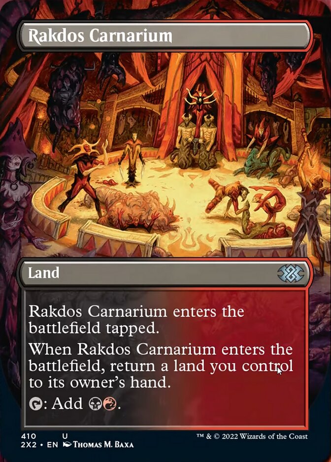 Rakdos Carnarium (Borderless Alternate Art) [Double Masters 2022] | Game Grid - Logan