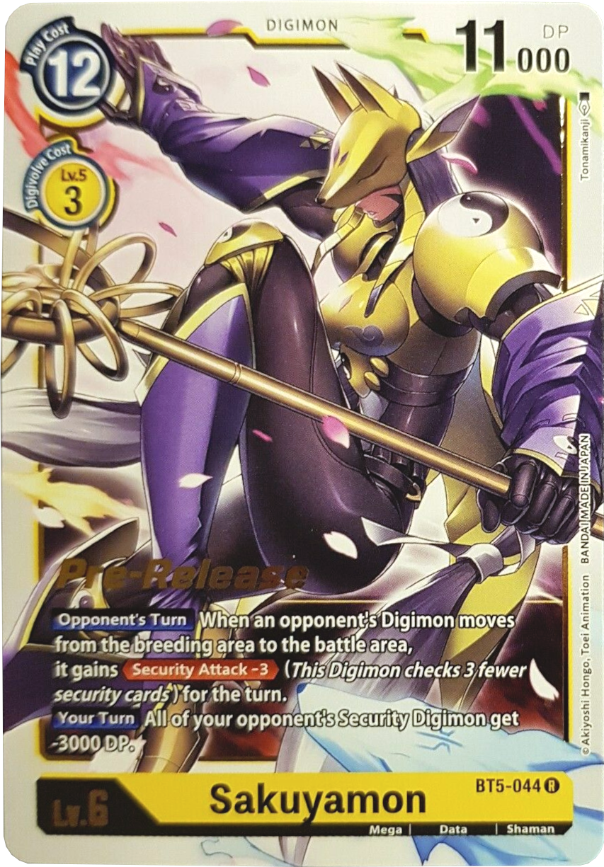 Sakuyamon [BT5-044] [Battle of Omni Pre-Release Promos] | Game Grid - Logan