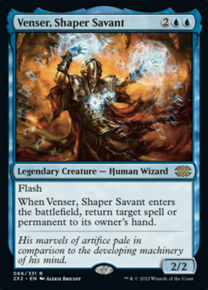 Venser, Shaper Savant [Double Masters 2022] | Game Grid - Logan