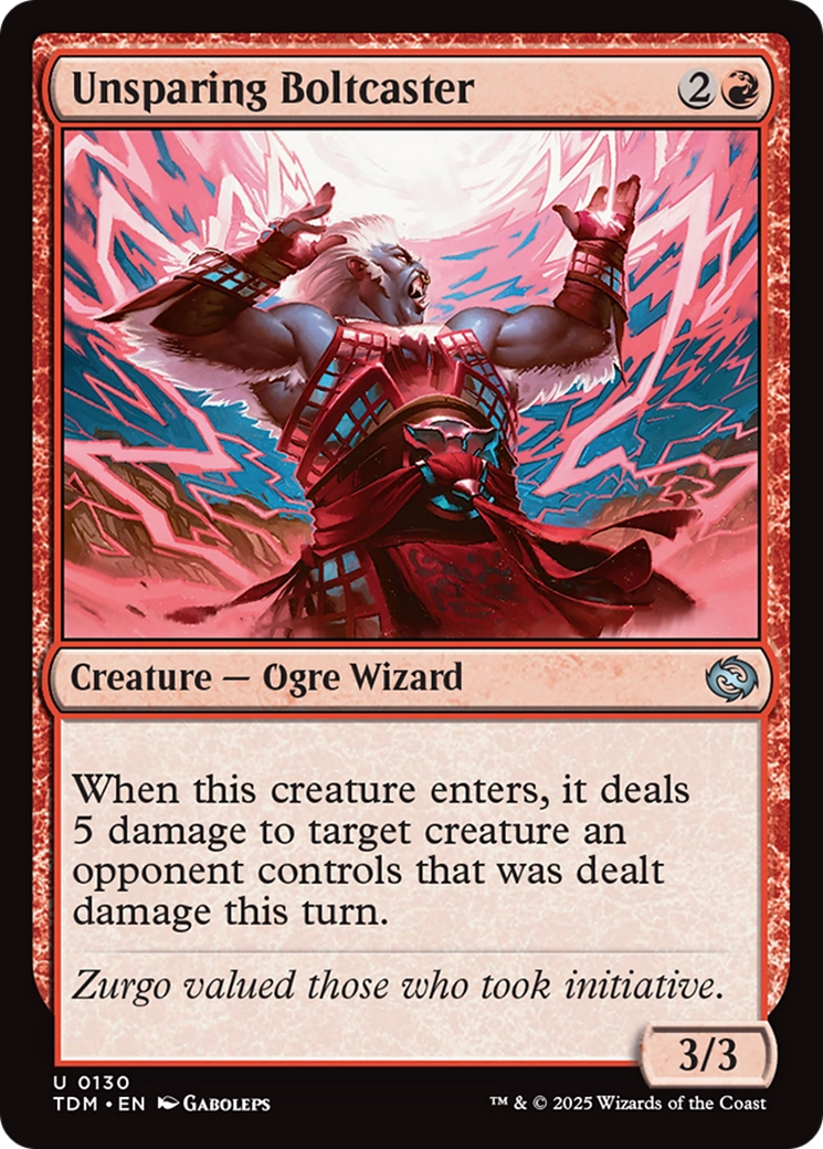 Unsparing Boltcaster [Tarkir: Dragonstorm] | Game Grid - Logan