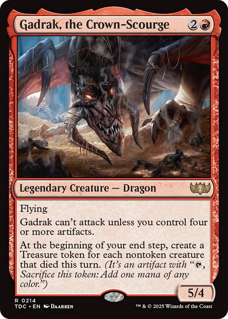 Gadrak, the Crown-Scourge [Tarkir: Dragonstorm Commander] | Game Grid - Logan