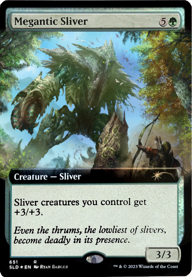 Megantic Sliver (Extended Art) [Secret Lair Drop Promos] | Game Grid - Logan