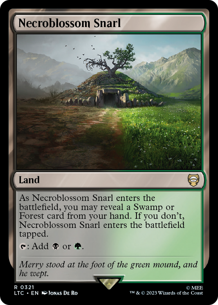 Necroblossom Snarl [The Lord of the Rings: Tales of Middle-Earth Commander] | Game Grid - Logan