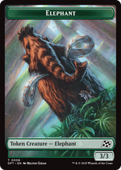Insect // Elephant Double-Sided Token [Aetherdrift Tokens] | Game Grid - Logan