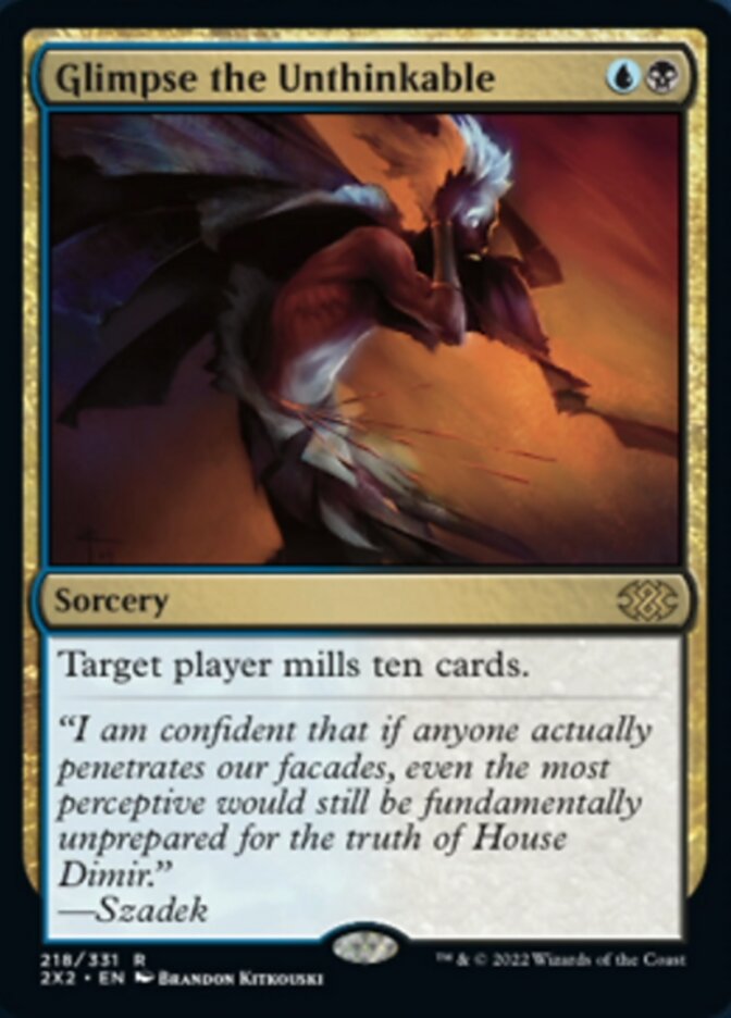 Glimpse the Unthinkable [Double Masters 2022] | Game Grid - Logan