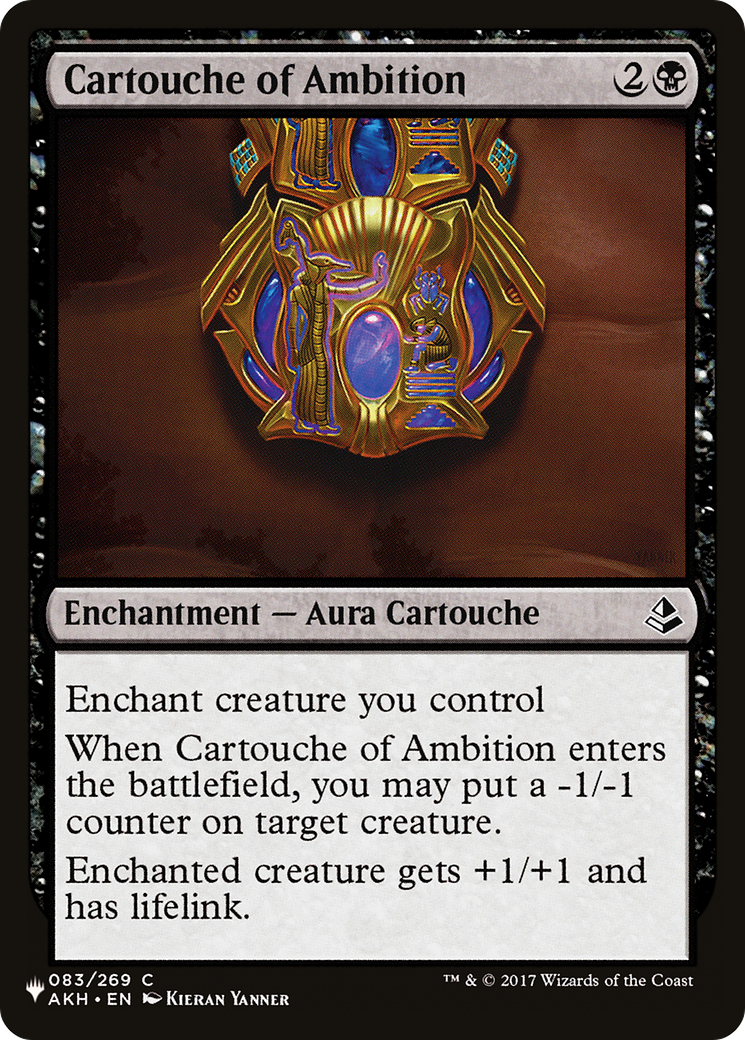 Cartouche of Ambition [The List Reprints] | Game Grid - Logan