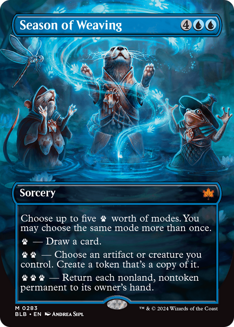 Season of Weaving (Borderless) [Bloomburrow] | Game Grid - Logan