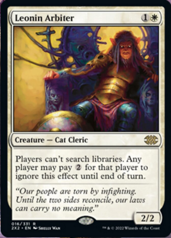 Leonin Arbiter [Double Masters 2022] | Game Grid - Logan