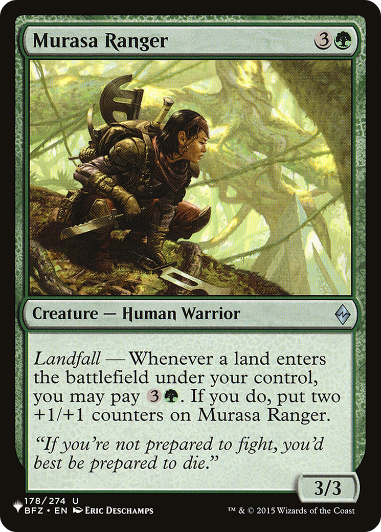 Murasa Ranger [The List] | Game Grid - Logan