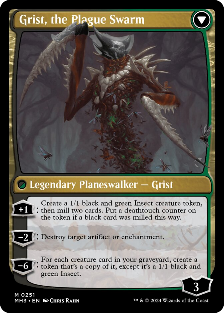 Grist, Voracious Larva // Grist, the Plague Swarm [Modern Horizons 3] | Game Grid - Logan