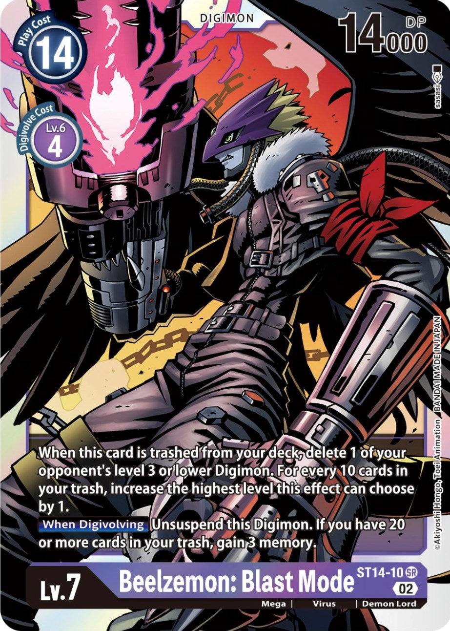 Beelzemon: Blast Mode [ST14-10] [Starter Deck: Beelzemon Advanced Deck Set] | Game Grid - Logan