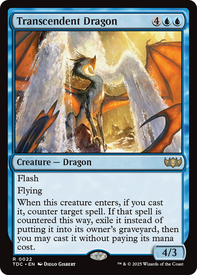 Transcendent Dragon [Tarkir: Dragonstorm Commander] | Game Grid - Logan