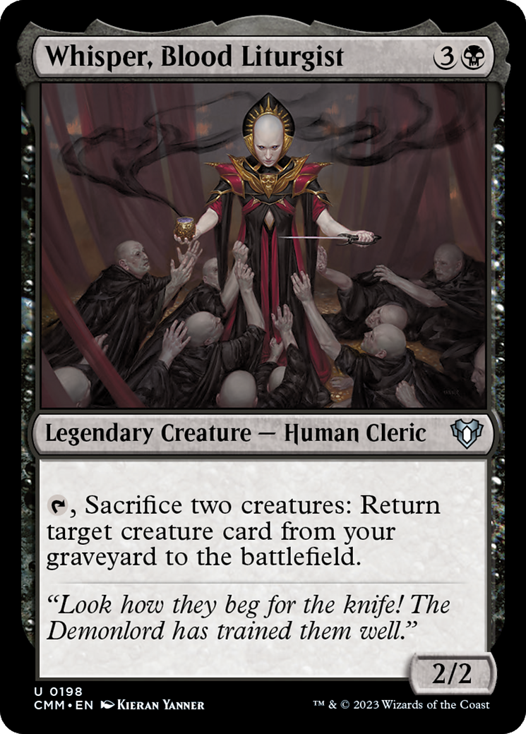 Whisper, Blood Liturgist [Commander Masters] | Game Grid - Logan